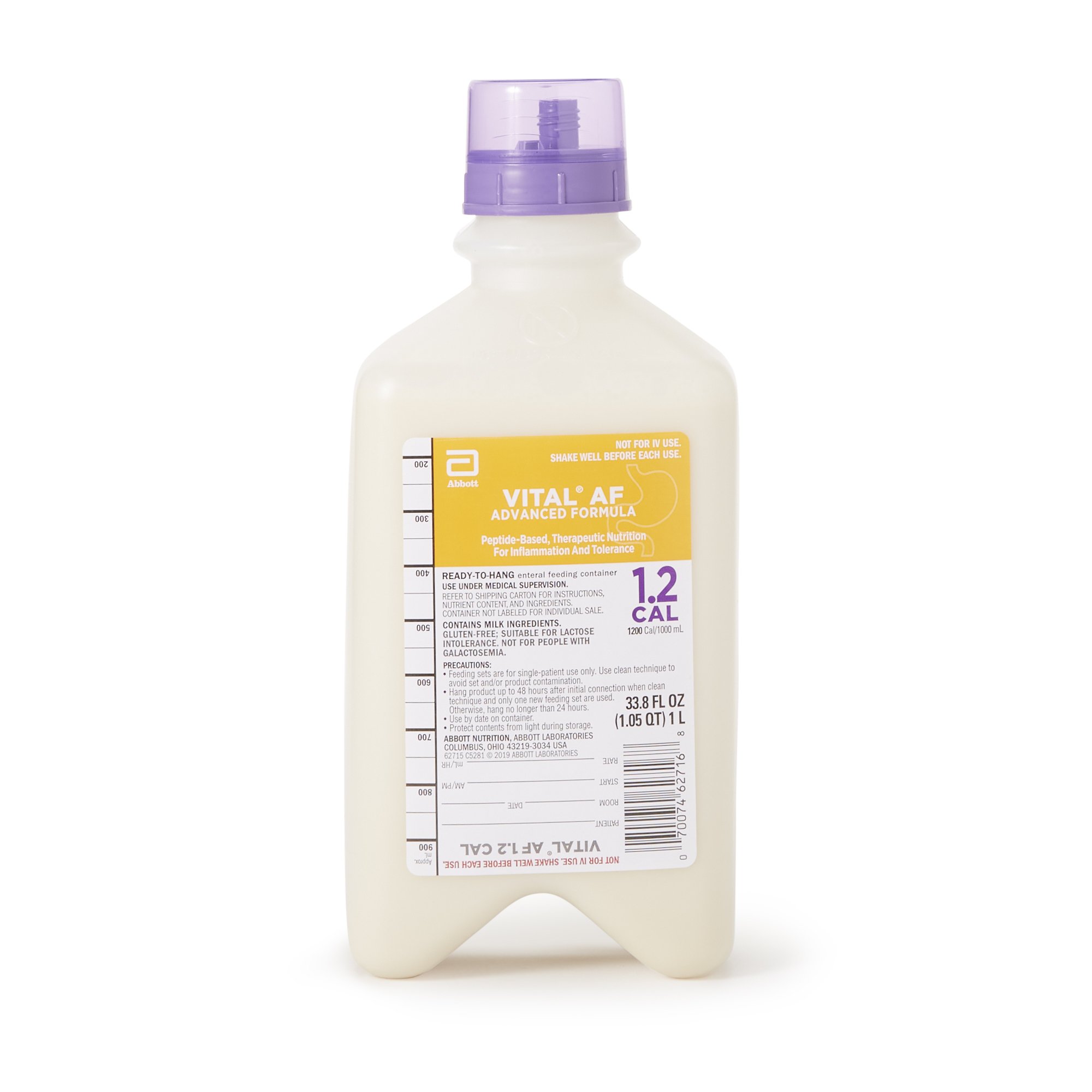Vital® AF 1.2 Cal Vanilla Tube Feeding Formula, 33.8 oz. Ready to Hang Carton - Image 2