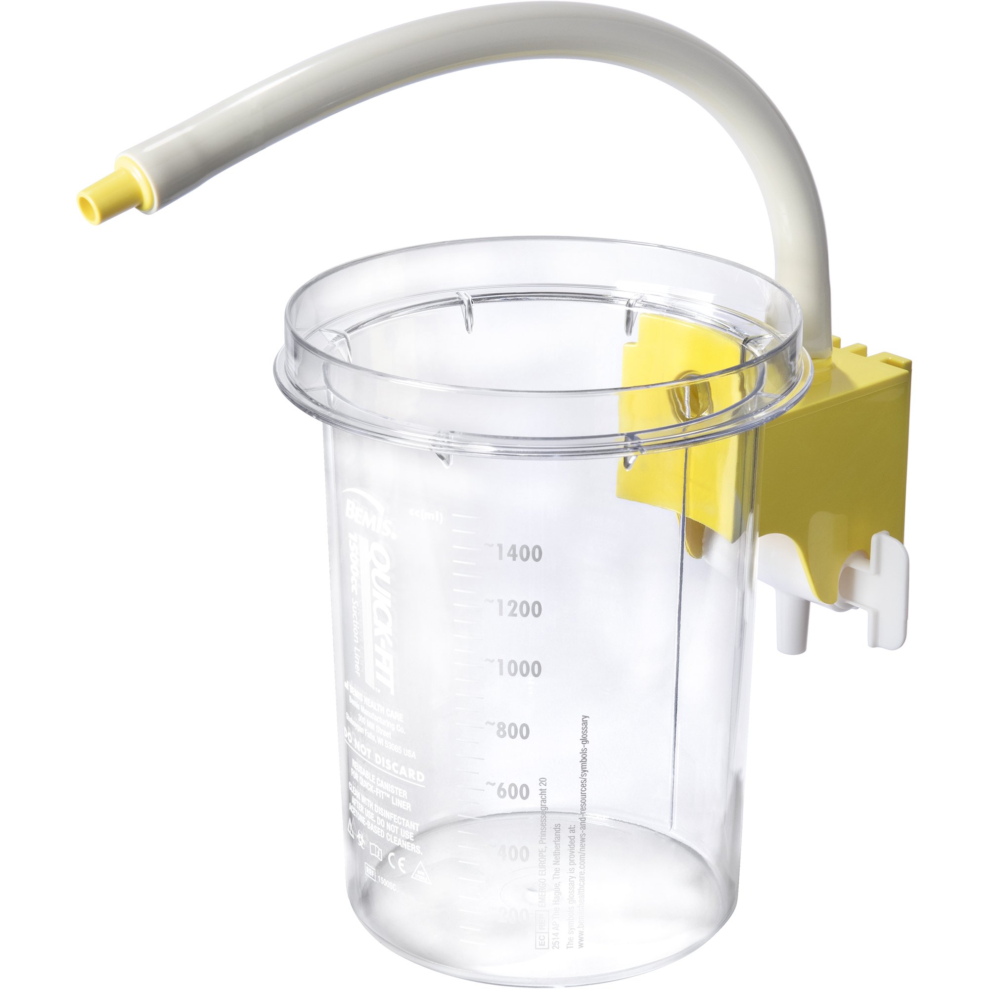 Quick-Fit™ Outer Suction Canister without Lid, 1500 mL