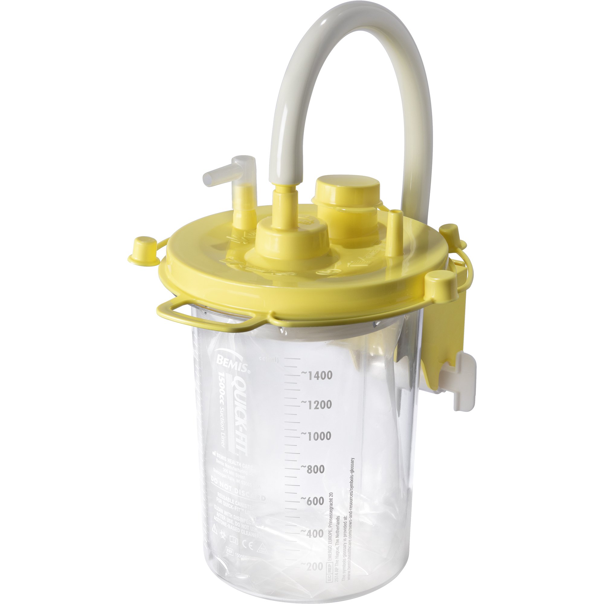 Quick-Fit™ Outer Suction Canister without Lid, 1500 mL - Image 3