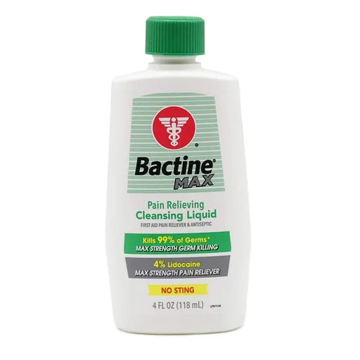 Bactine® MAX Pain Relieving Antiseptic, 4-ounce bottle