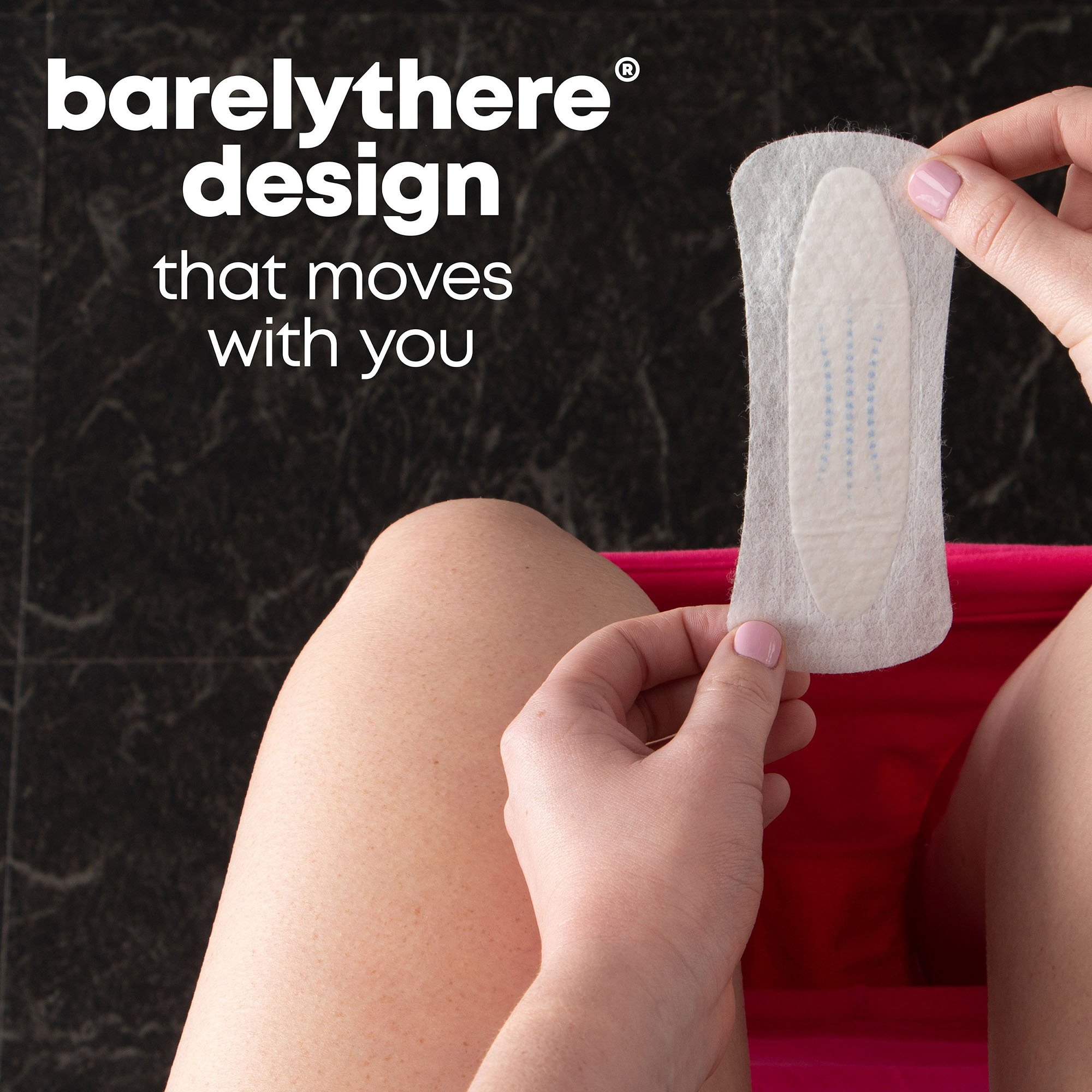 U™ by Kotex® Balance Thin Wrapped Panty Liners, Regular - Image 3