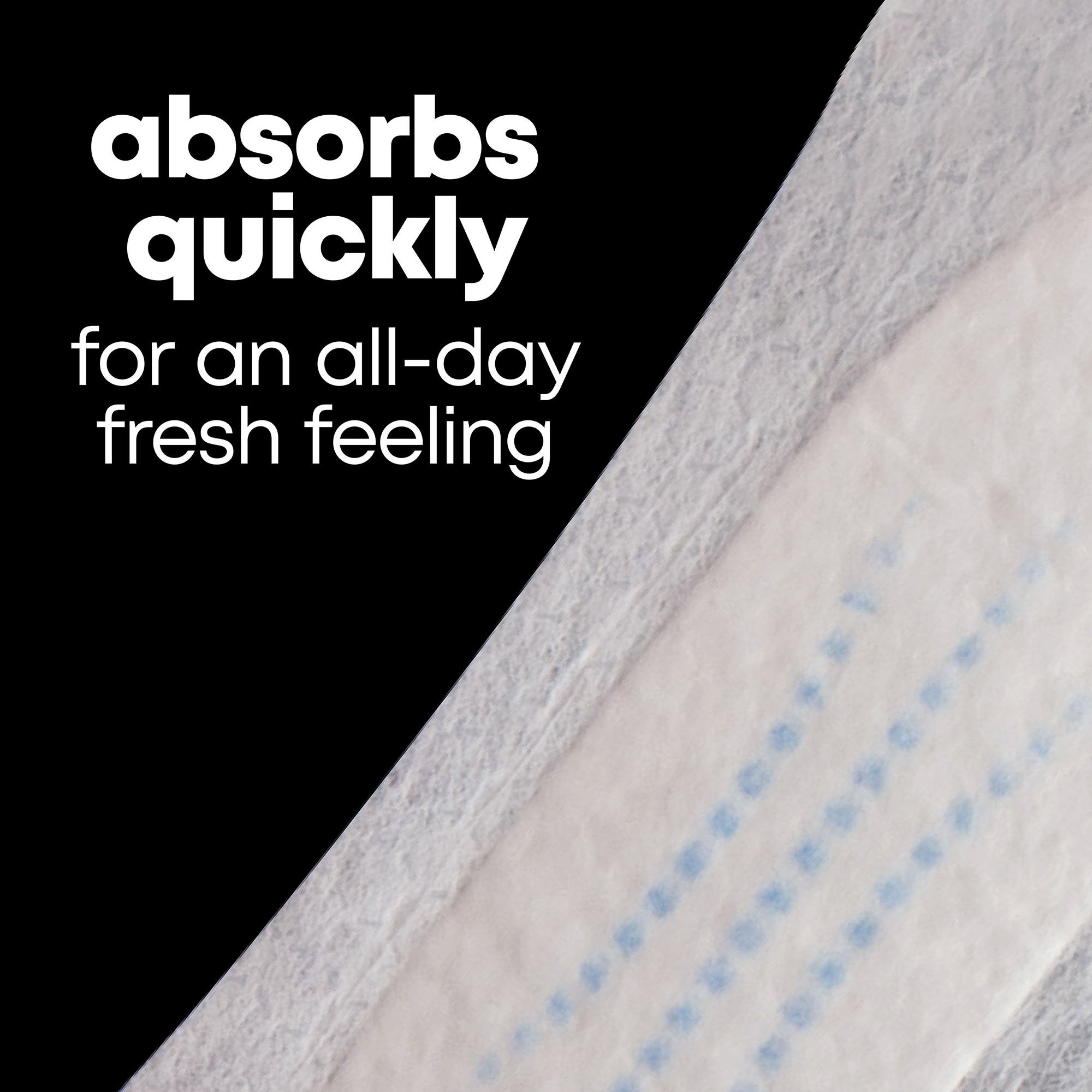 U™ by Kotex® Balance Thin Wrapped Panty Liners, Regular - Image 4