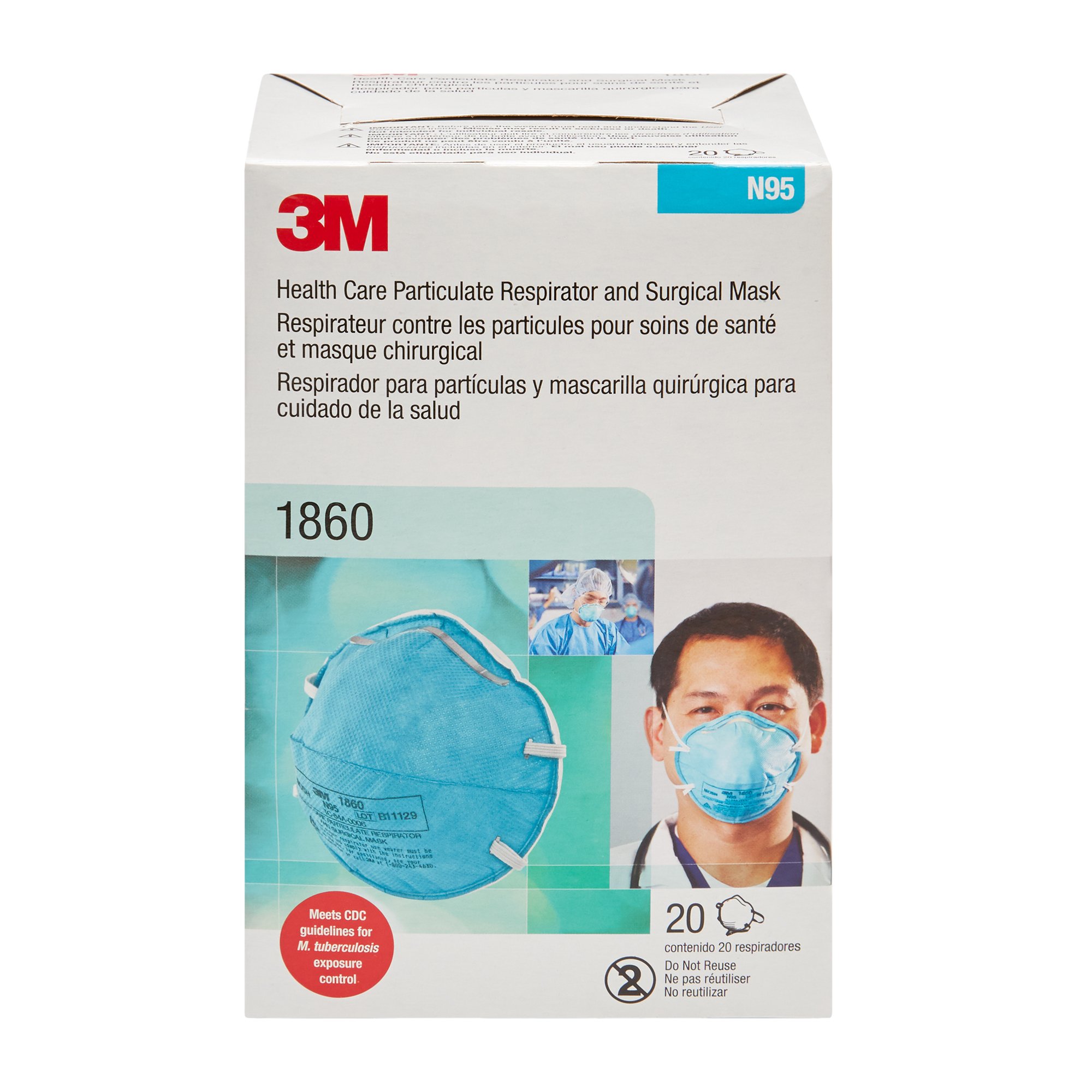 3M™ Particulate Respirator / Surgical Mask - Image 3