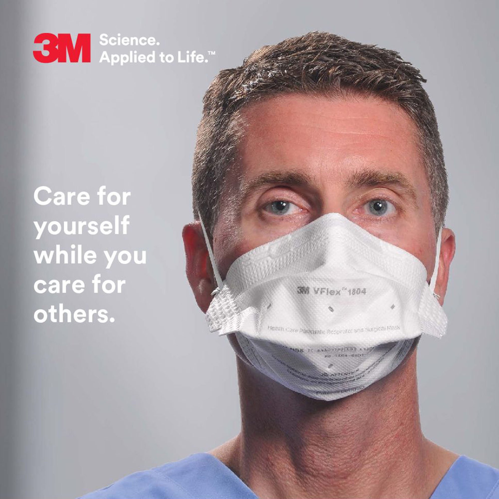 3M™ VFlex™ Health Care Particulate Respirator and Surgical Mask - Image 5