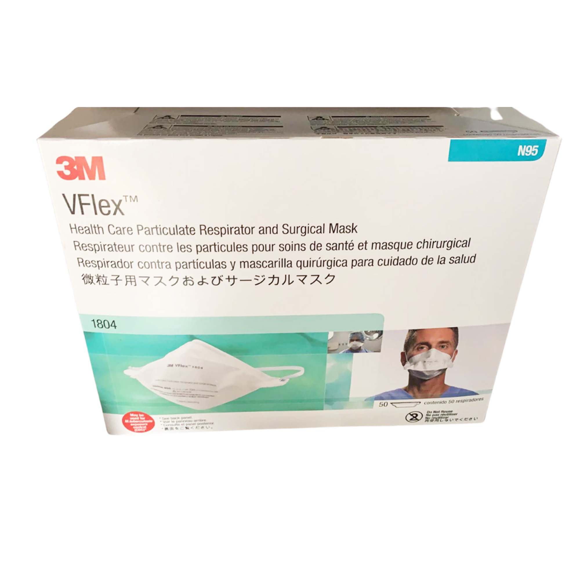 3M™ VFlex™ Health Care Particulate Respirator and Surgical Mask