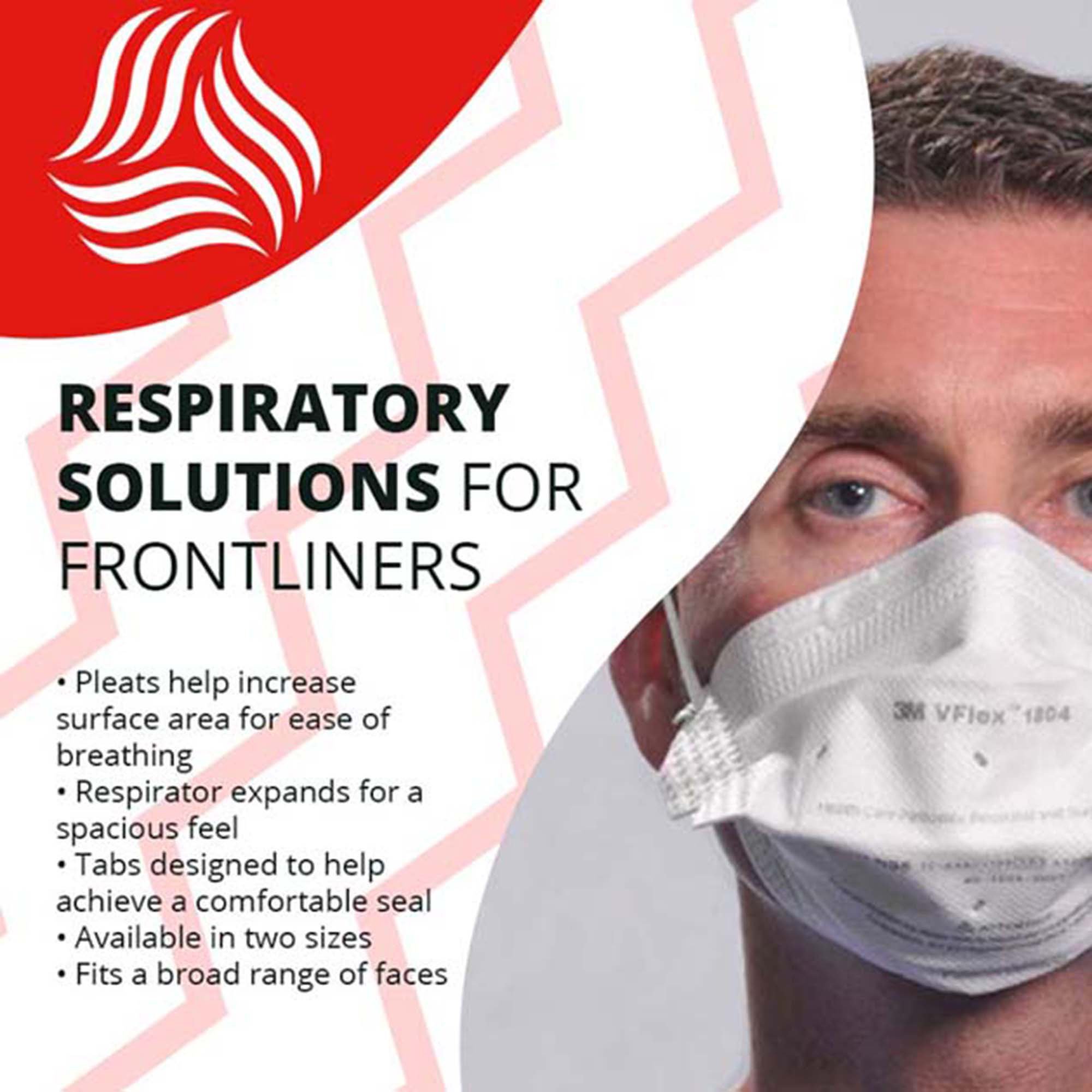 3M™ VFlex™ Health Care Particulate Respirator and Surgical Mask - Image 6