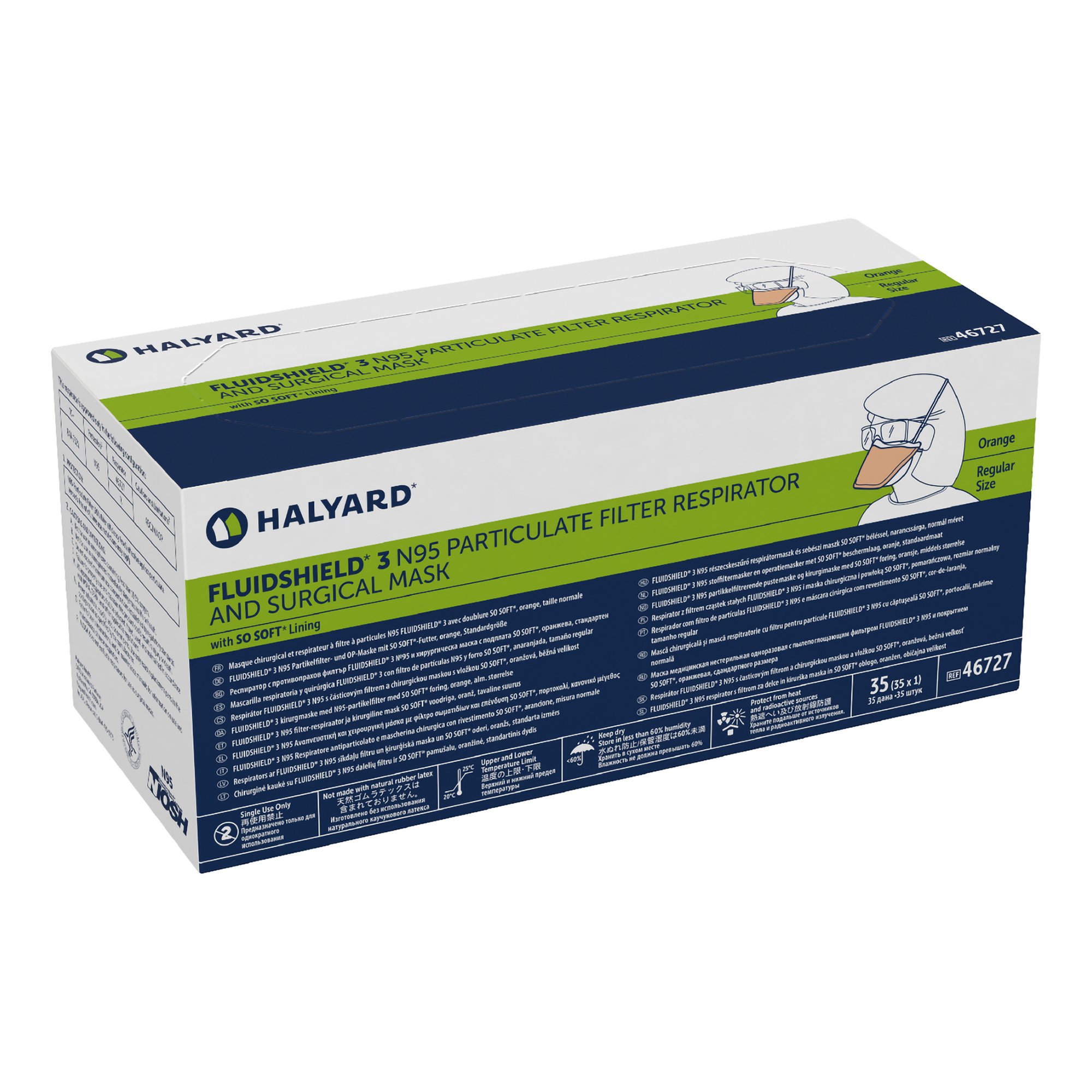 FluidShield® Medical N95 Particulate Respirator / Surgical Mask - Image 8