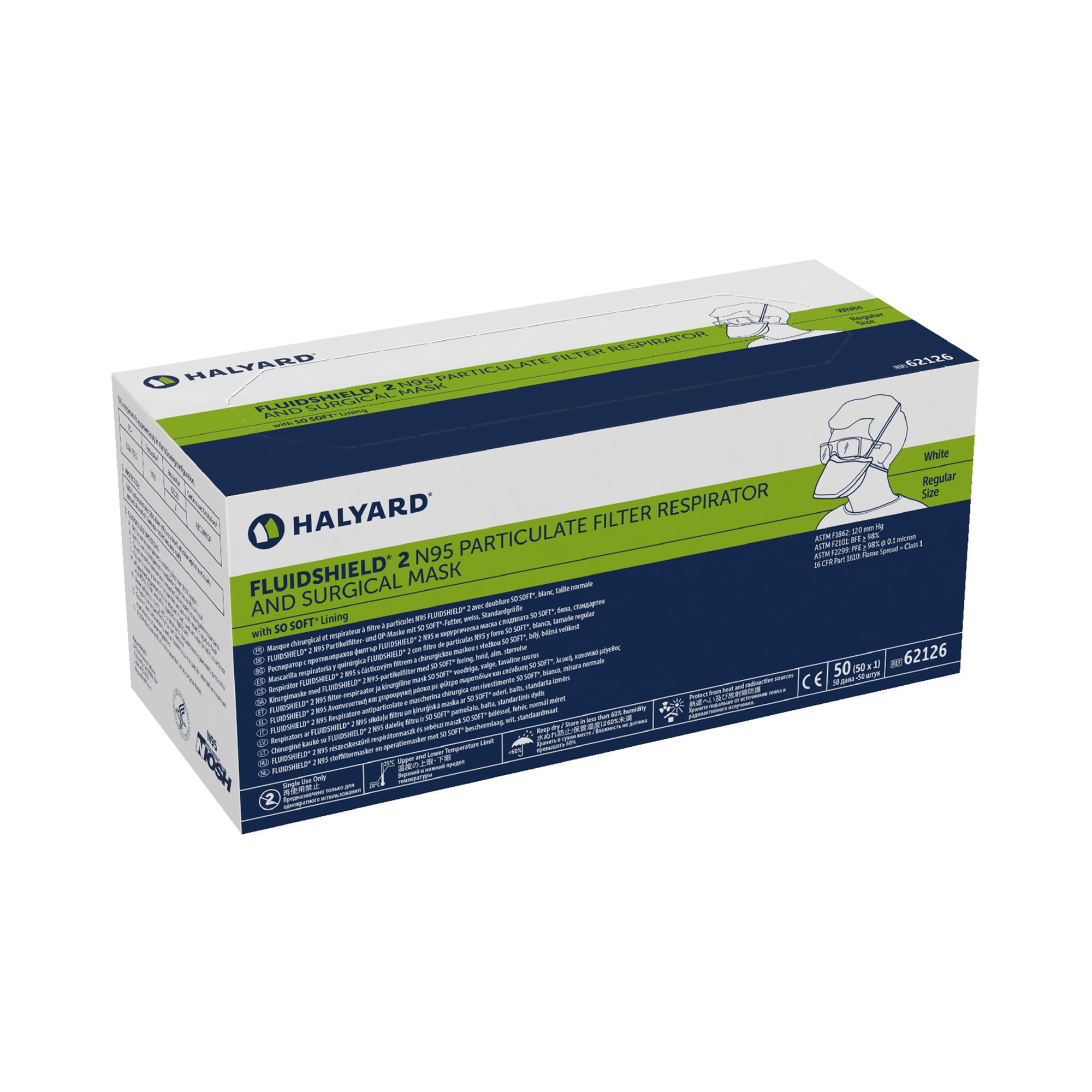 N95 Particulate Filter Respirator Mask / Surgical Mask - Image 2