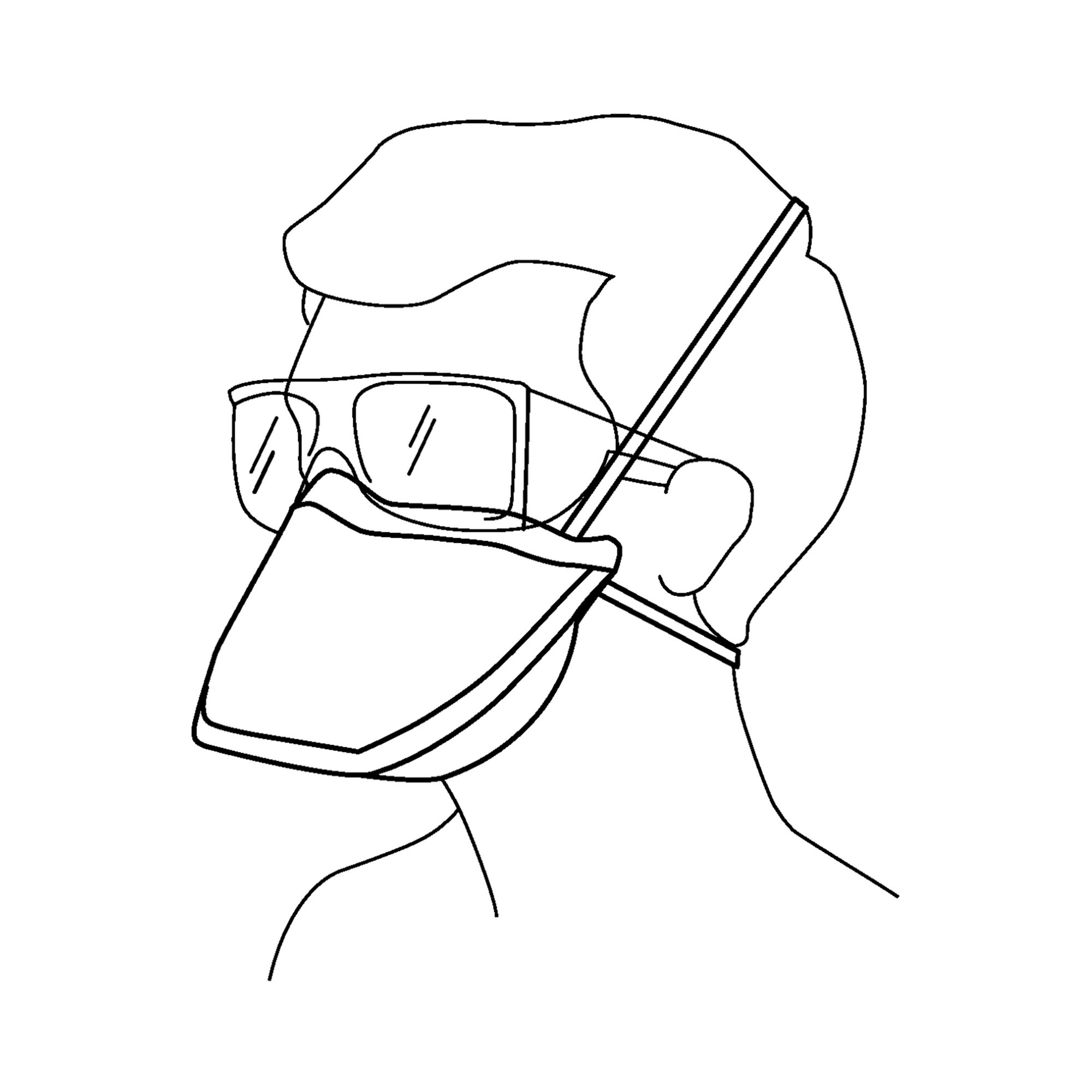 N95 Particulate Filter Respirator Mask / Surgical Mask - Image 3