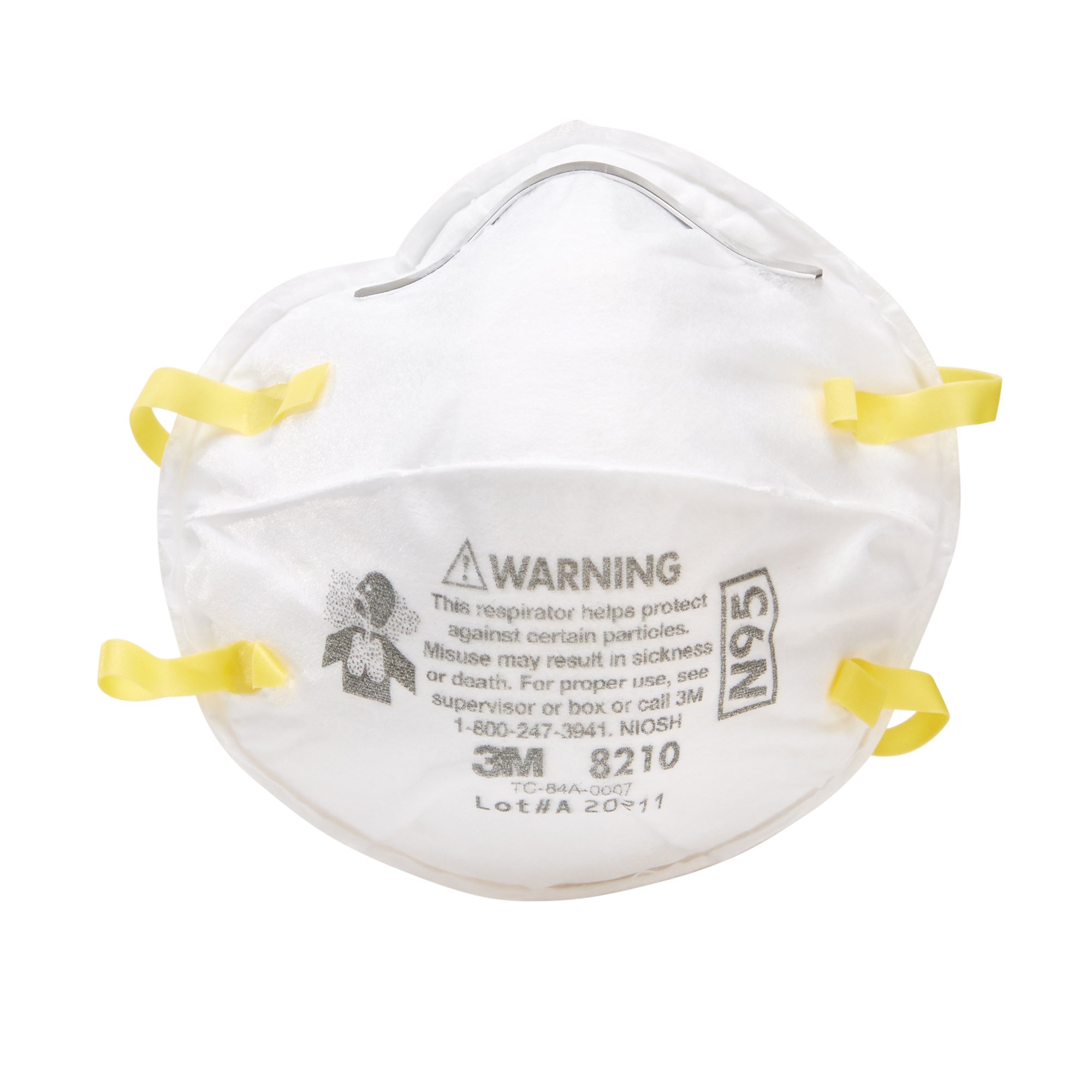 3M Industrial N95 Particulate Respirator Mask, 1 Size - Image 2