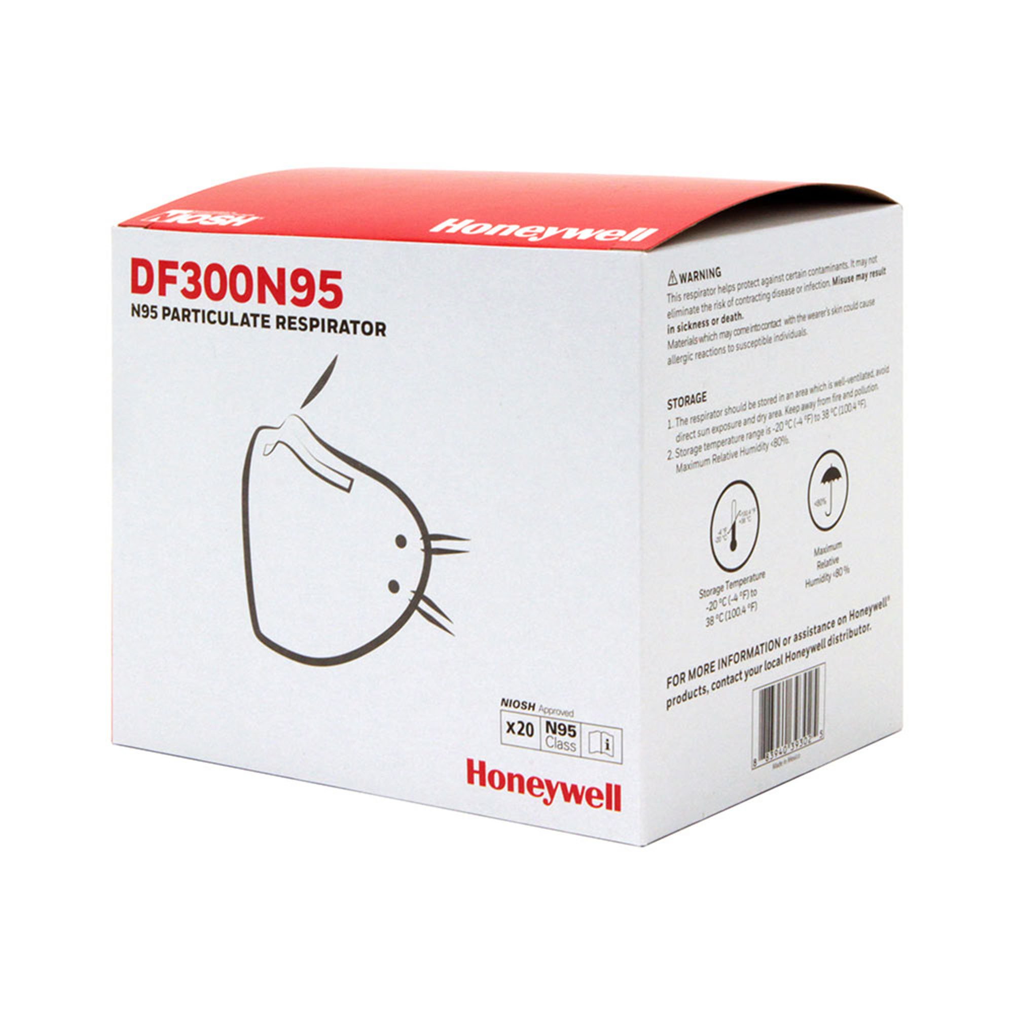 Honeywell DF300 Particulate Respirator Mask - Image 2