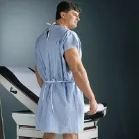 EnduroWear® Patient Exam Gown, Large, Blue
