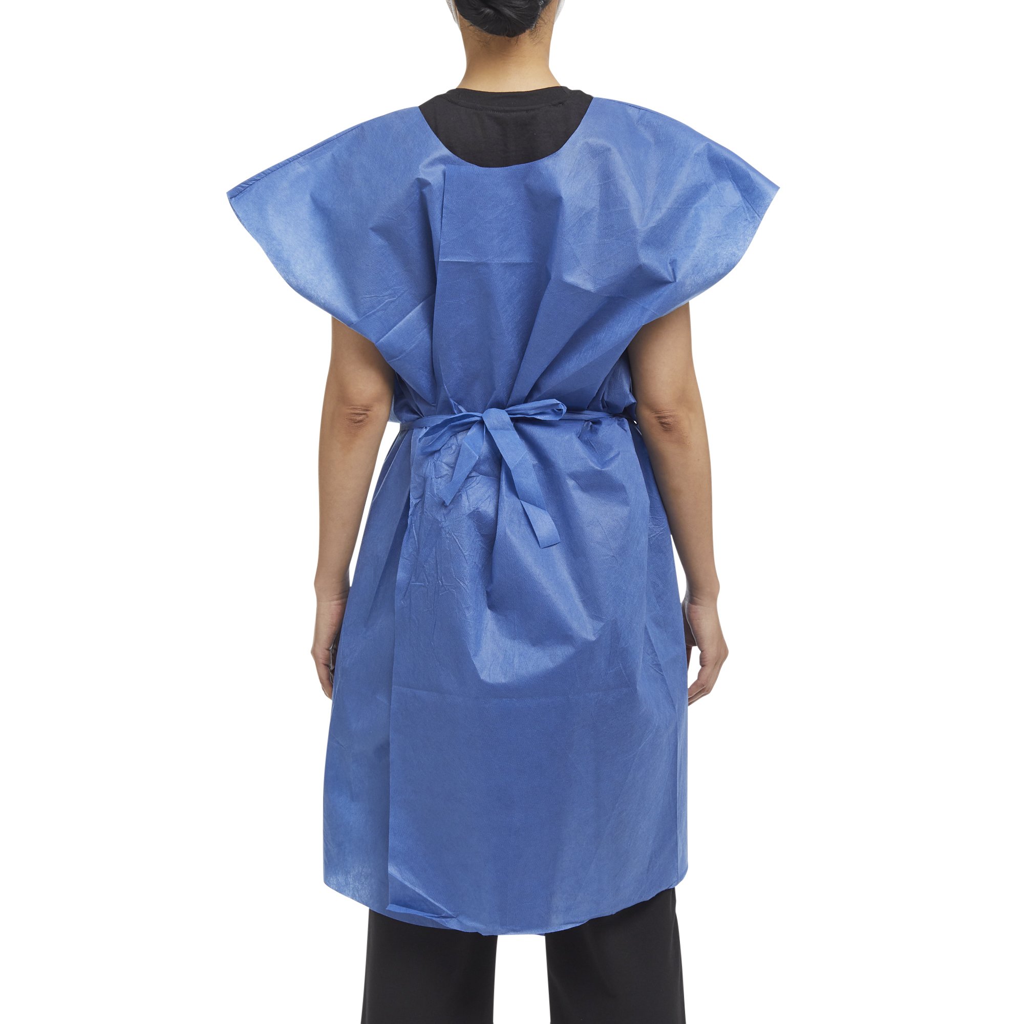 Graham Medical Exam Gown, Medium/Large, Blue - Image 2