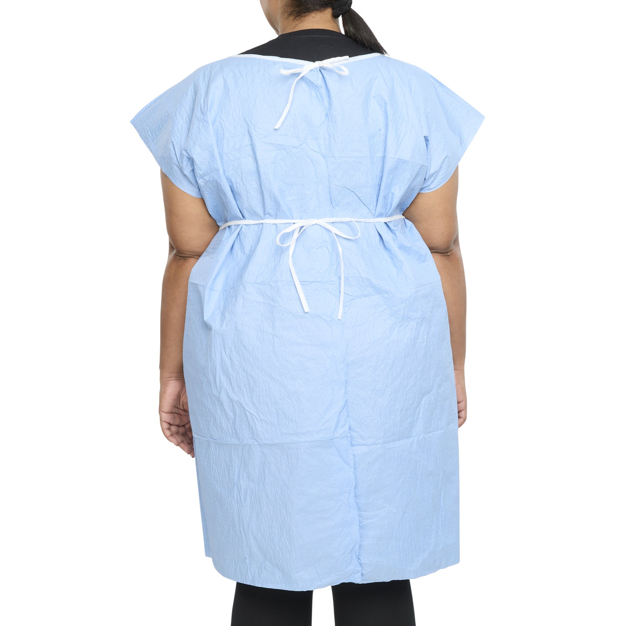 Graham Medical Patient Exam Gown, Extra Large, Blue - Image 2