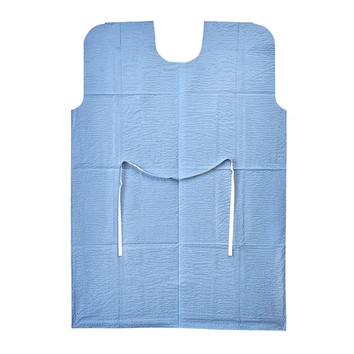 Graham Medical Patient Exam Gown, Medium/Large, Blue