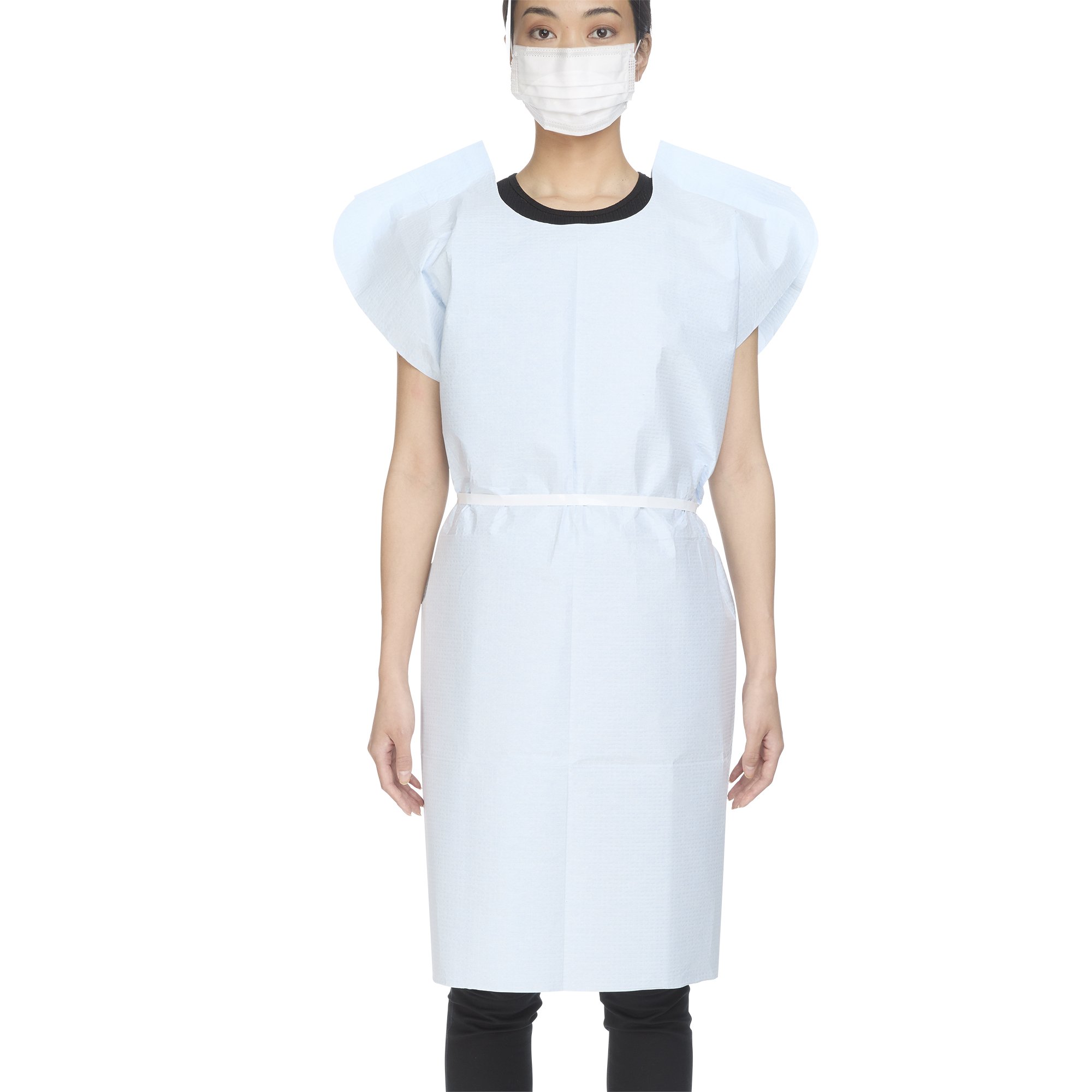 McKesson Exam Gown, Large, Blue