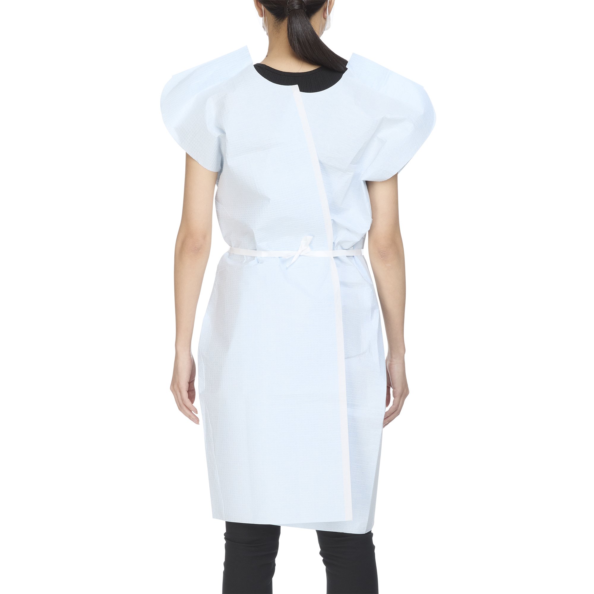 McKesson Exam Gown, Large, Blue - Image 2