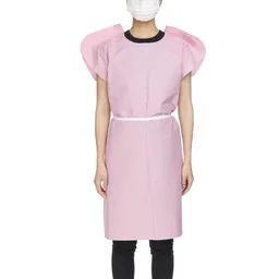 McKesson Exam Gown, Large, Mauve