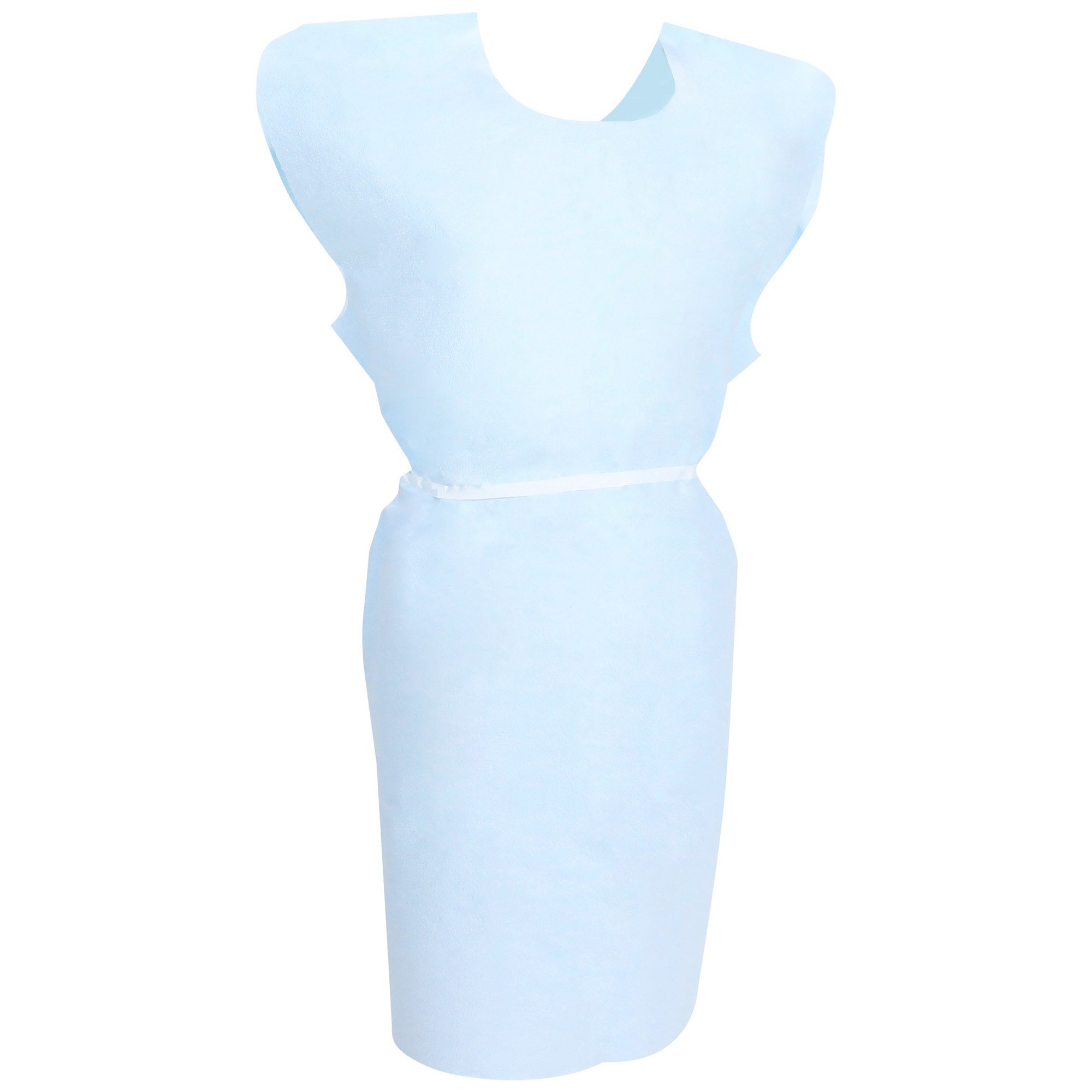 McKesson Patient Exam Gown, One Size Fits Most, Blue