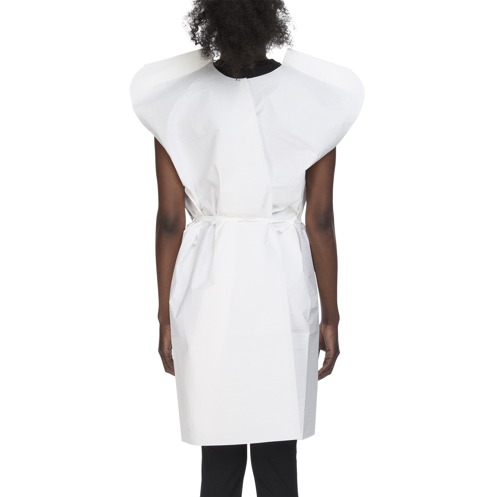 McKesson Patient Exam Gown, One Size Fits Most, White - Image 2