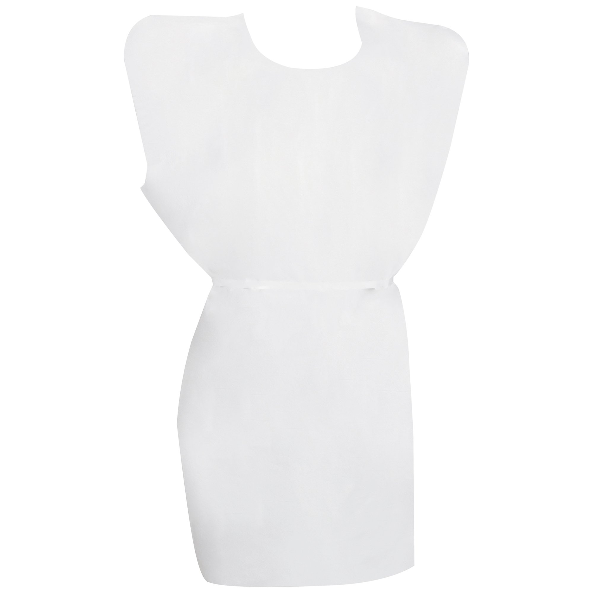 McKesson Patient Exam Gown, One Size Fits Most, White