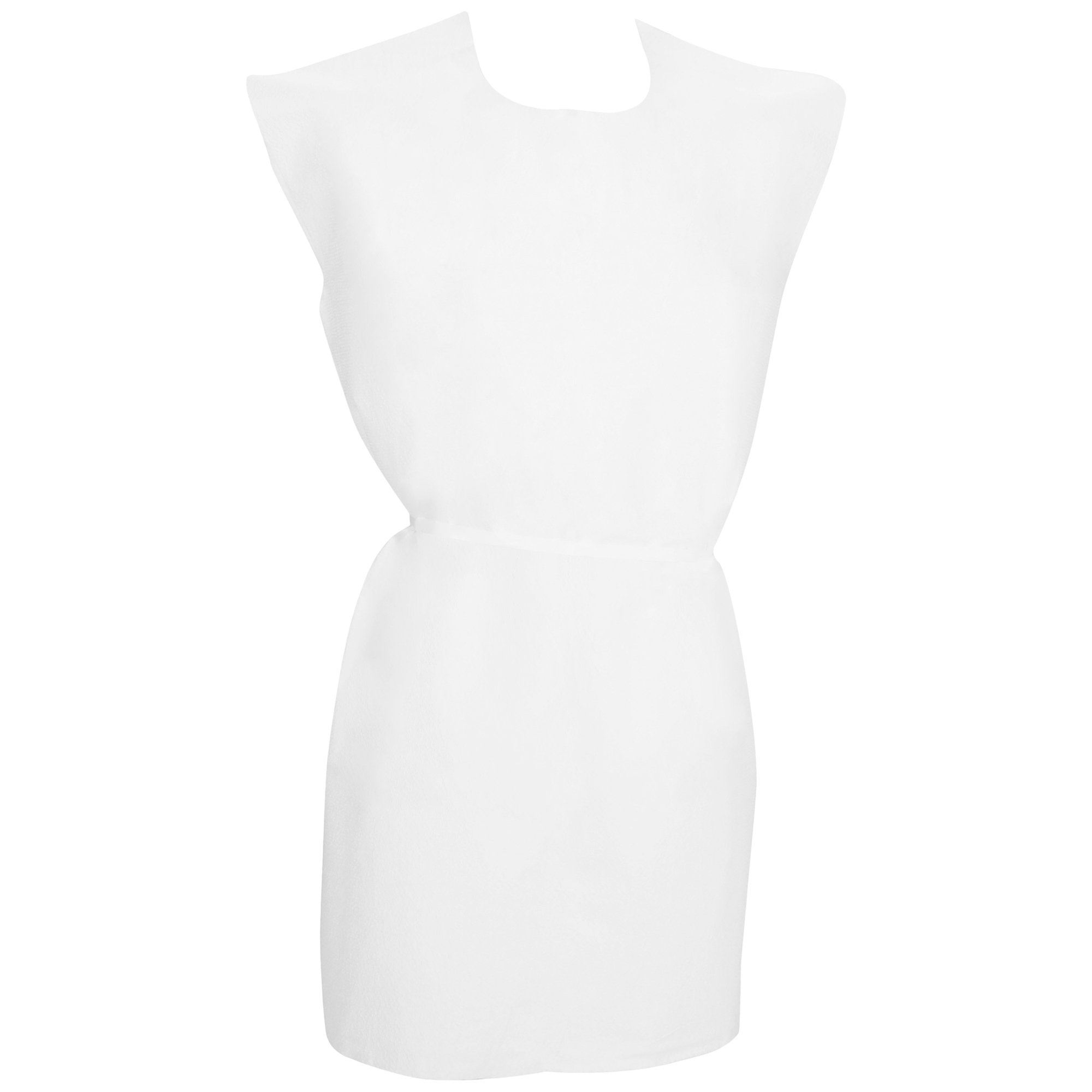 McKesson Patient Exam Gown, One Size Fits Most, White - Image 3