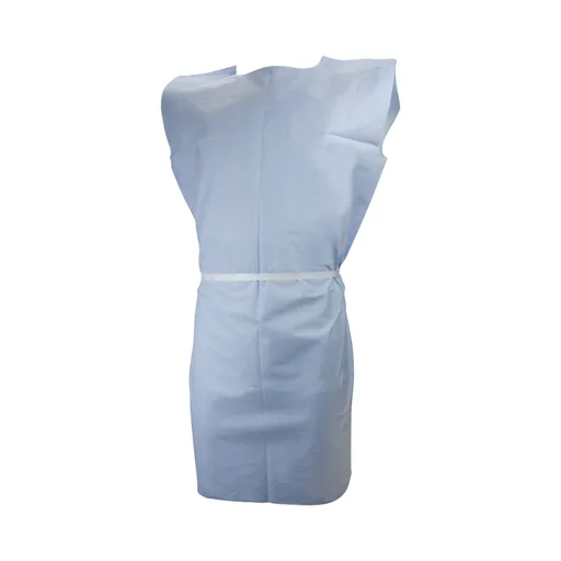 McKesson Pediatric Exam Gown, Medium, Blue