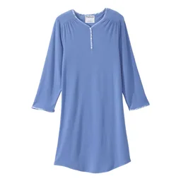 Silverts® Shoulder Snap Patient Exam Gown, Small, Blue