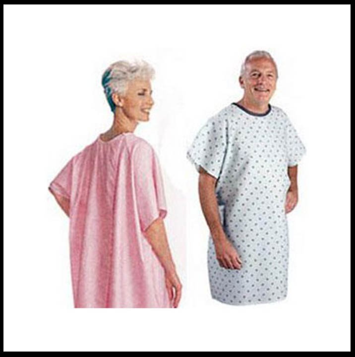 Snap Wrap™ Patient Exam Gown, Blue