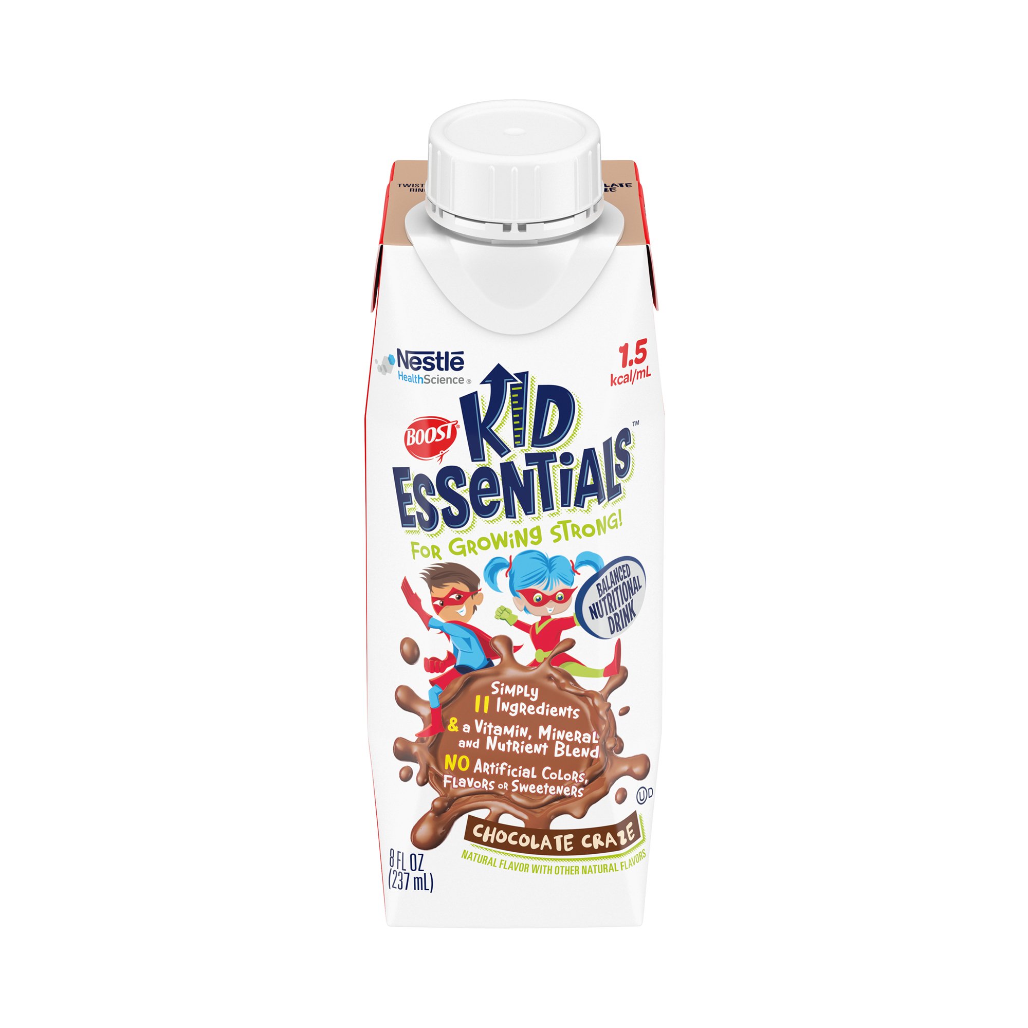Boost® Kid Essentials™ 1.5 Balanced Nutritional Drink, Chocolate, 8-ounce Carton - Image 2