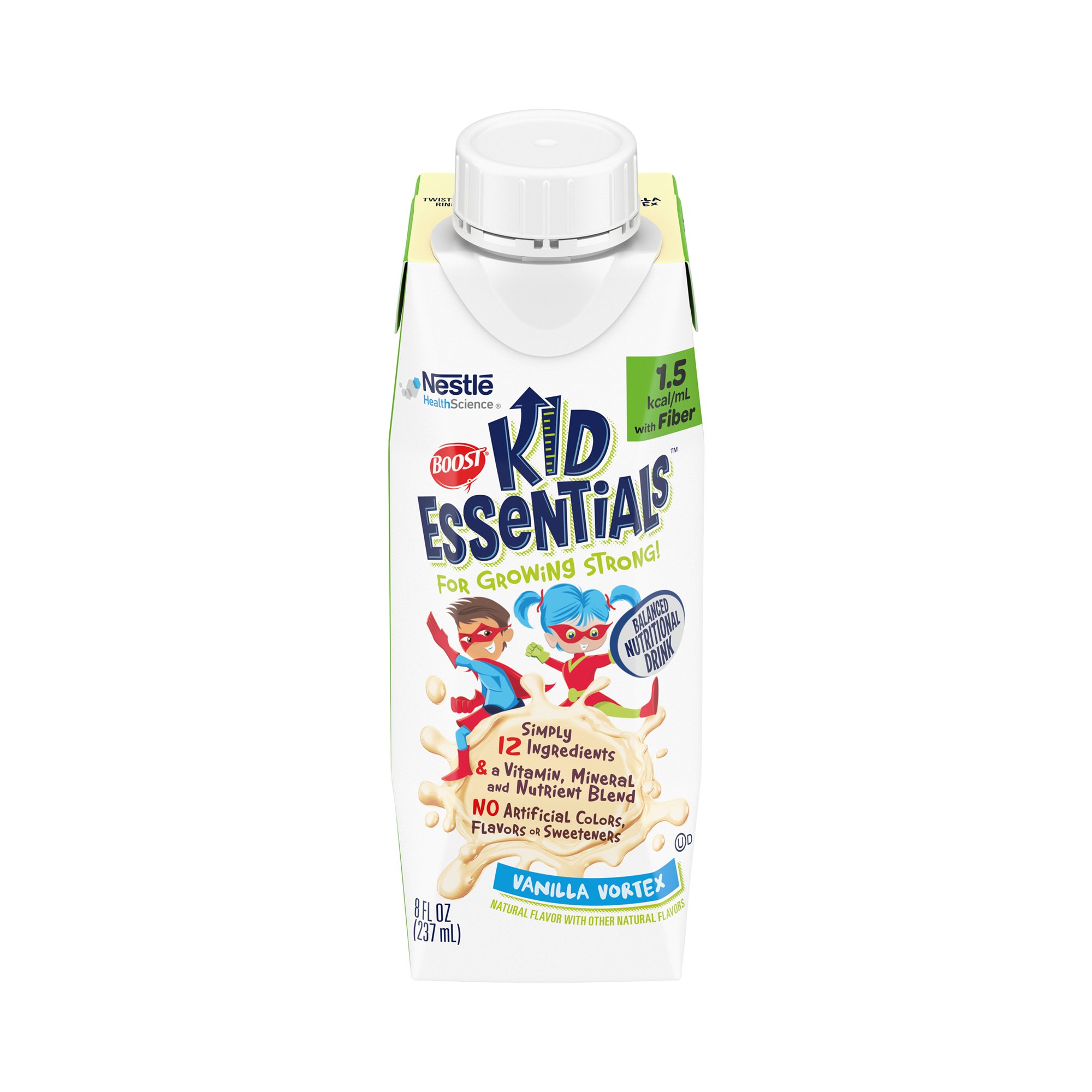 Boost® Kid Essentials™ 1.5 w/ Fiber Balanced Nutritional Drink, Vanilla, 8-oz. - Image 2