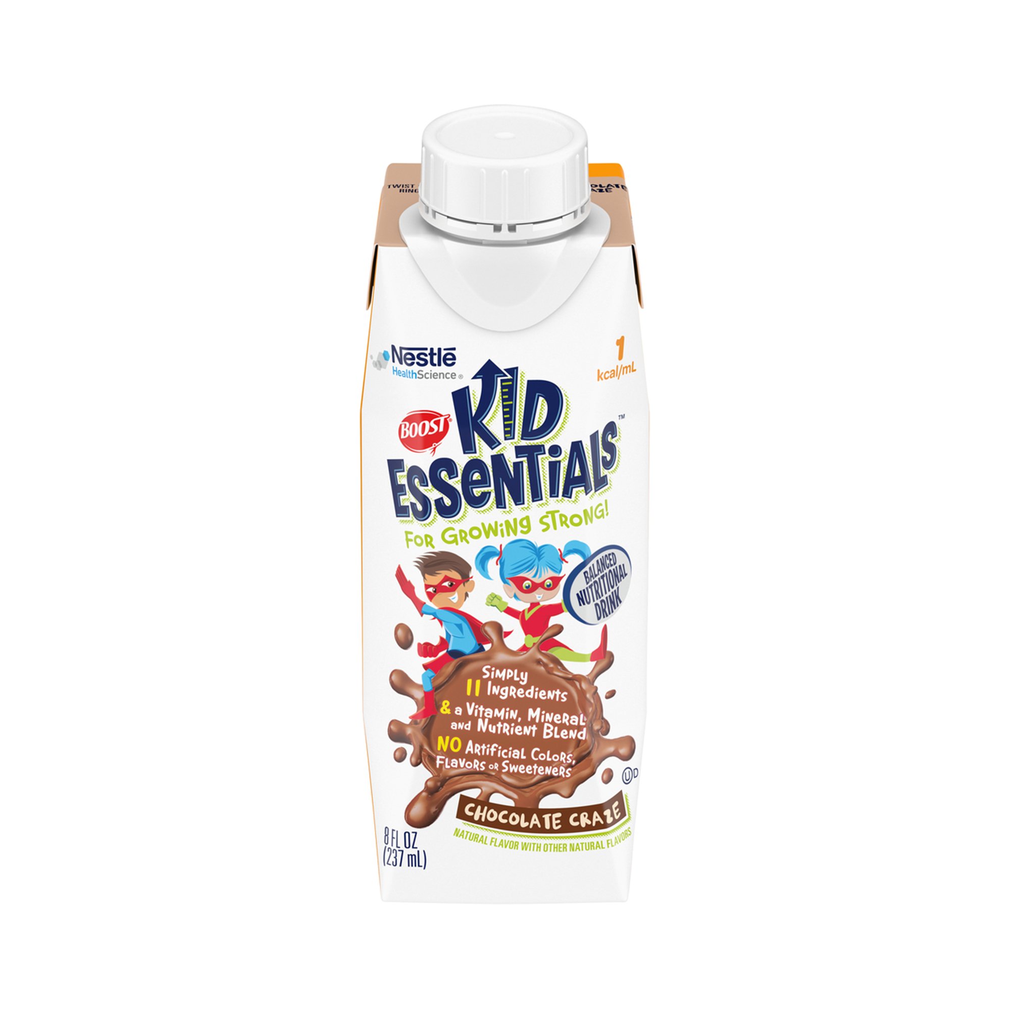Boost® Kid Essentials™ Balanced Nutritional Drink, Chocolate, 8-ounce Carton - Image 2