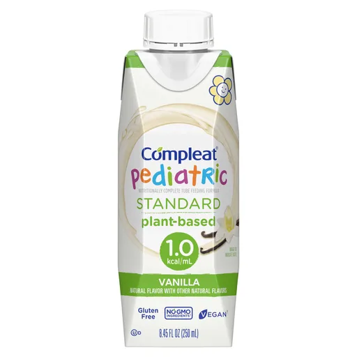 Compleat® Pediatric Standard Plant-Based 1.0 Cal Tube Feed Formula, Vanilla
