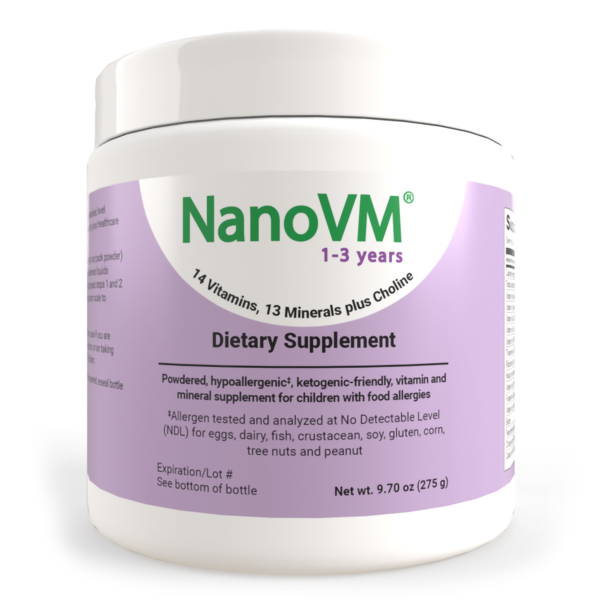 NanoVM® Dietary Supplement for 1 - 3 Years, 275-gram Jar - Image 2