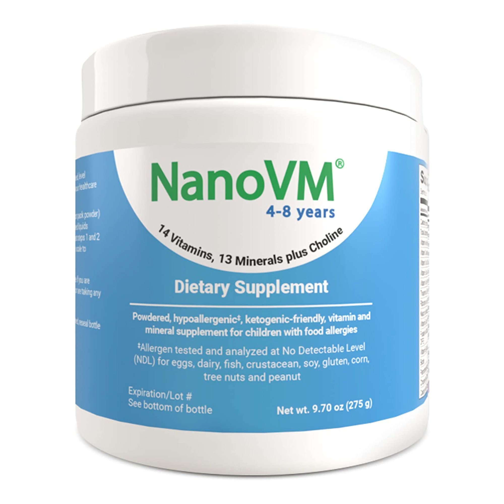 NanoVM® Dietary Supplement for 4 - 8 Years, 275-gram Jar - Image 2