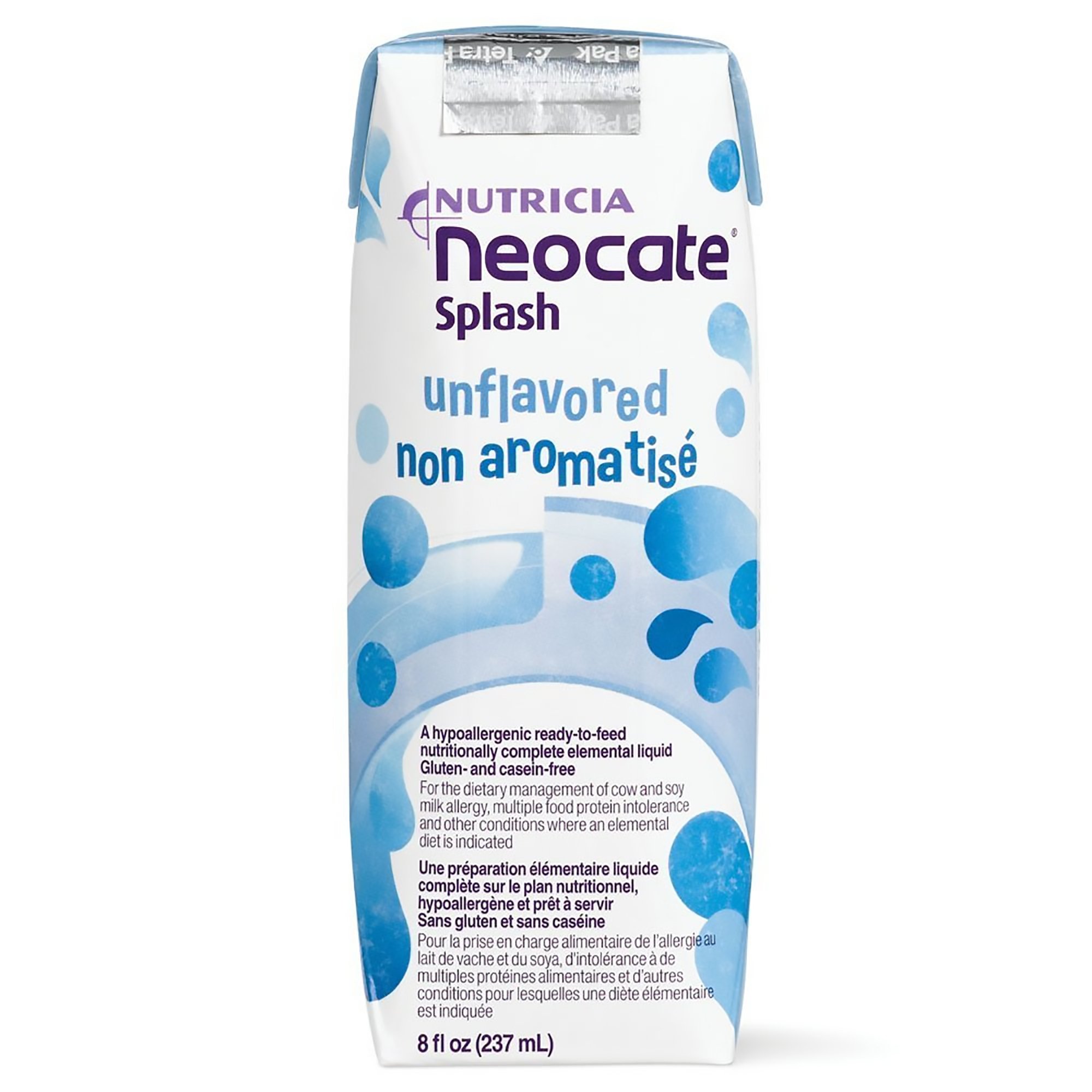 Neocate® Splash Hypoallergenic Ready-to-Feed Elemental Liquid, 8-ounce carton - Image 2