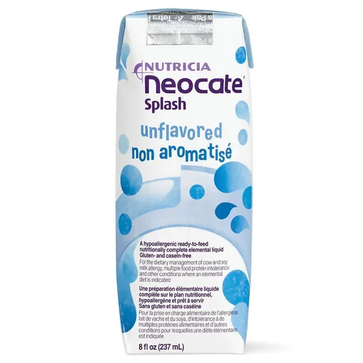 Neocate® Splash Hypoallergenic Ready-to-Feed Elemental Liquid, 8-ounce carton