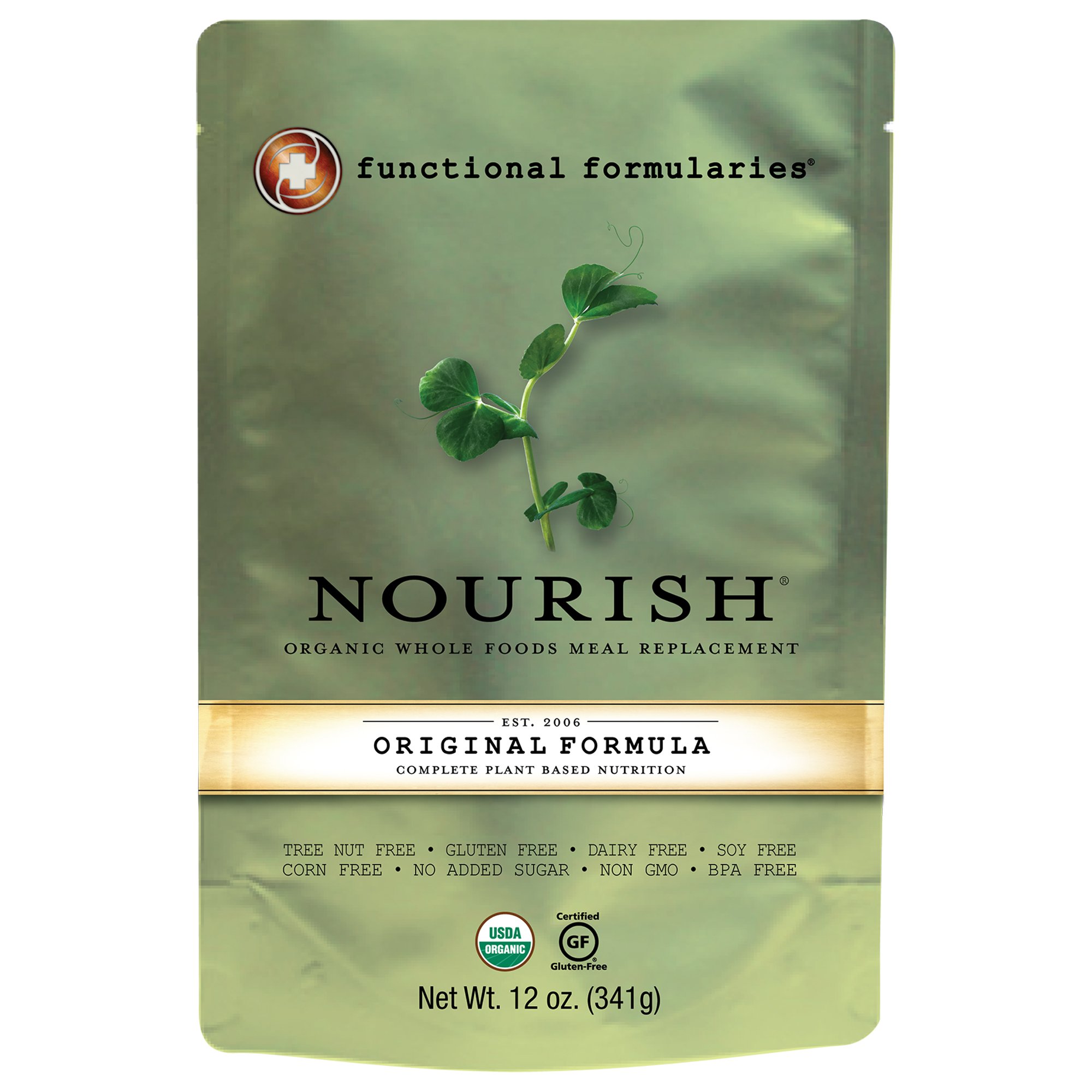 Nourish™ Vegetable / Rice Pediatric Complete Plant Based Nutrition, 12-oz pouch - Image 2