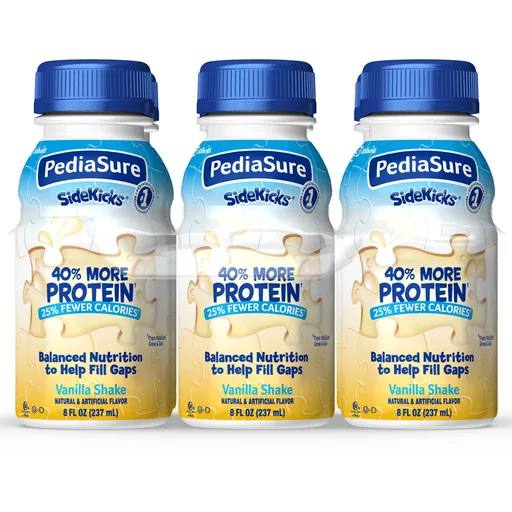 PediaSure SideKicks® Vanilla Shake, 8-ounce bottle