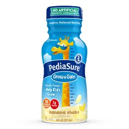 PediaSure® Grow & Gain Banana Shake, 8-ounce bottle
