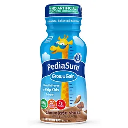 PediaSure® Grow & Gain Chocolate Shake, 8-ounce bottle