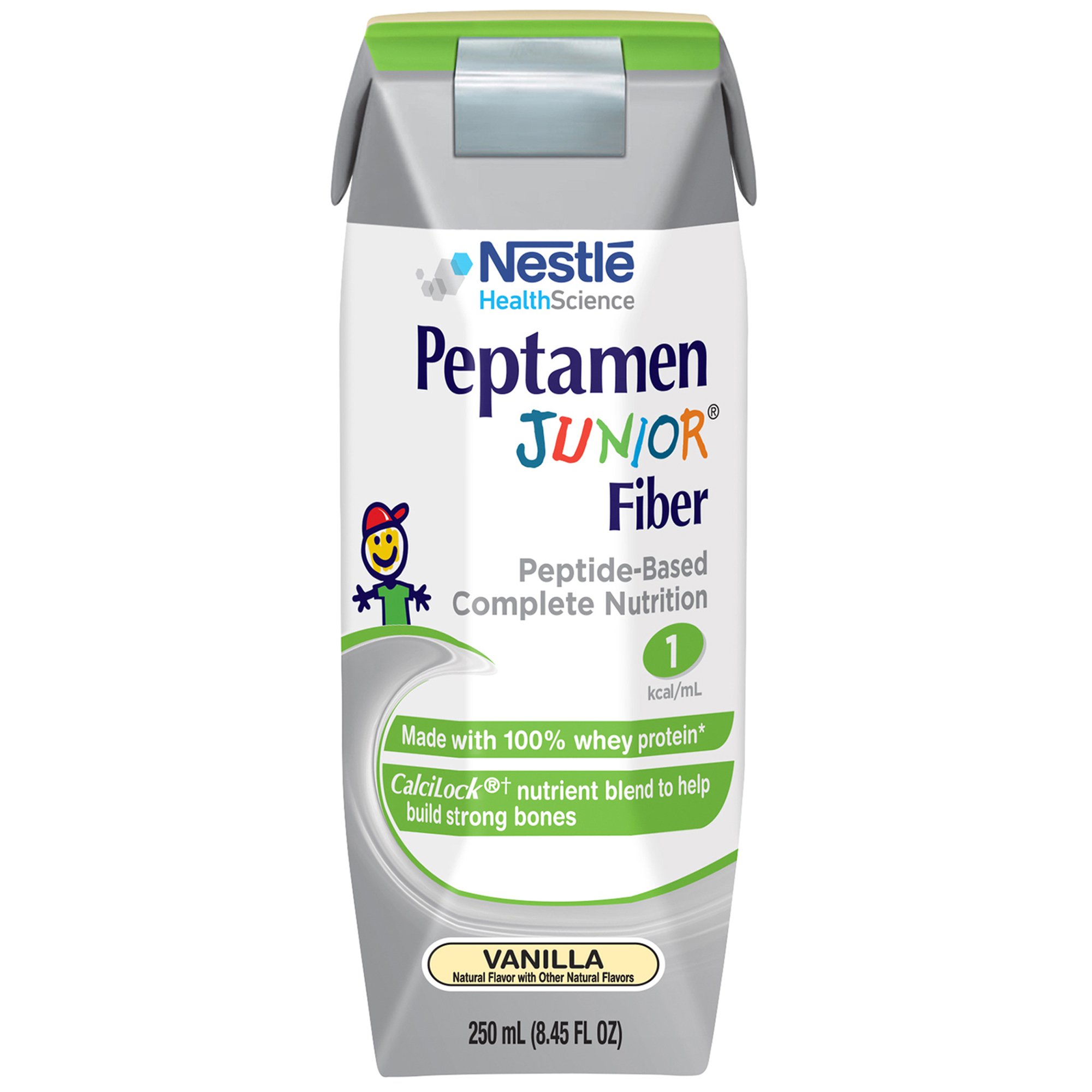 Peptamen Junior® Fiber Peptide-Based Complete Nutrition, Vanilla, 8.45-oz. - Image 2