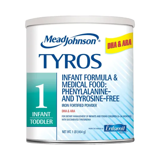 Tyros™ 1 Infant Formula & Medical Food: Phenylalanine- and Tyrosine-Free