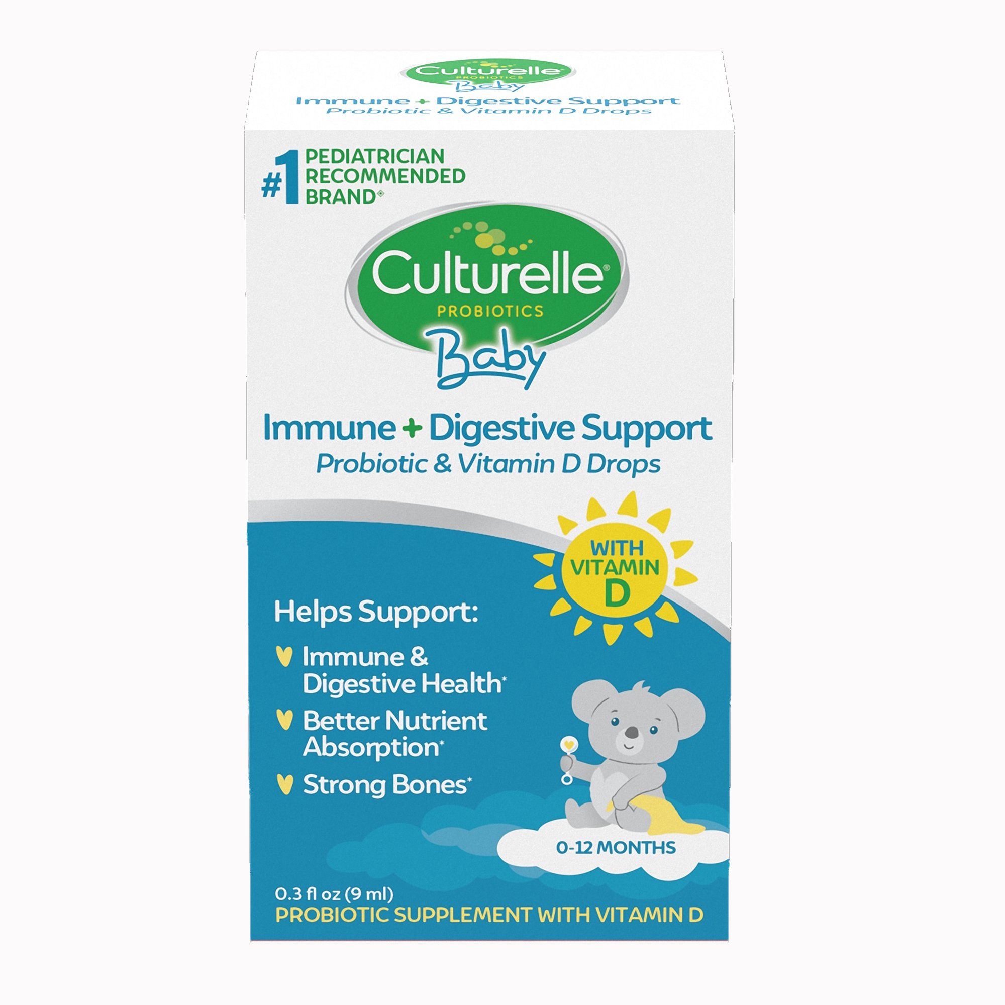 Culturelle® Baby Immune + Digestive Support Probiotic & Vitamin D Drops - Image 2