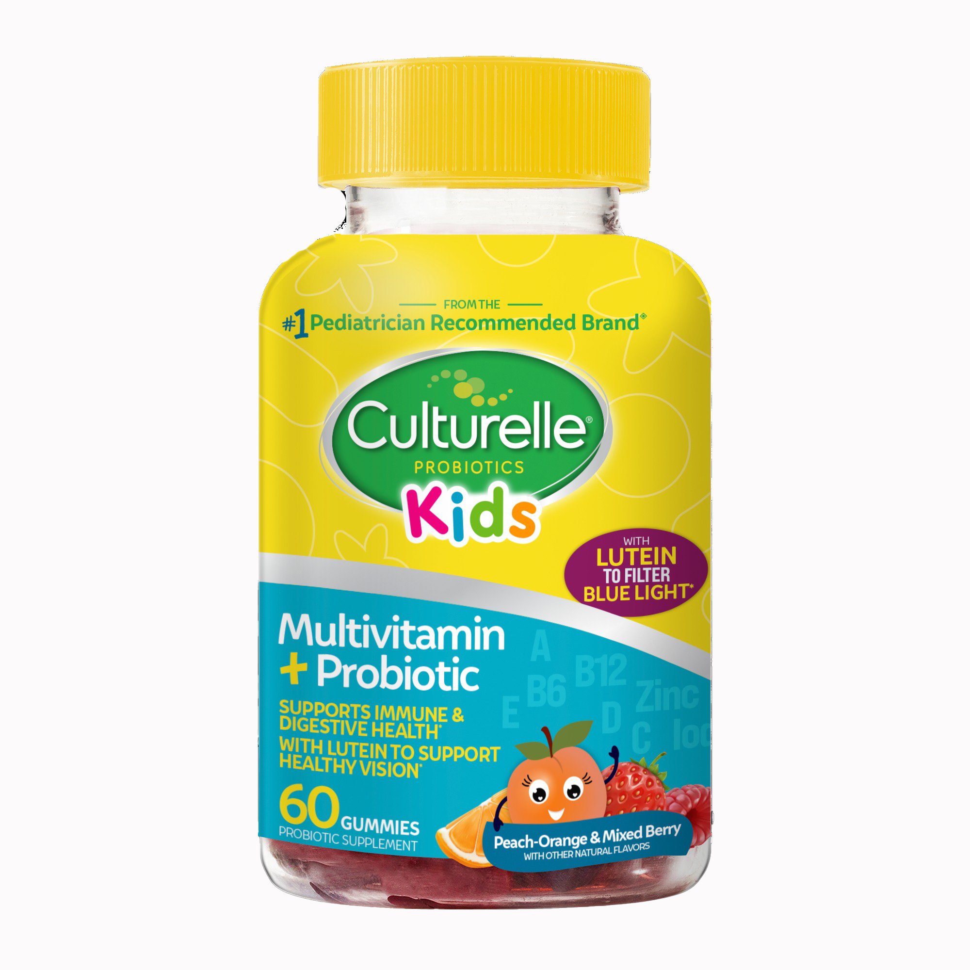 Culturelle® Kids Multivitamin + Probiotic Gummies with Lutein - Image 2