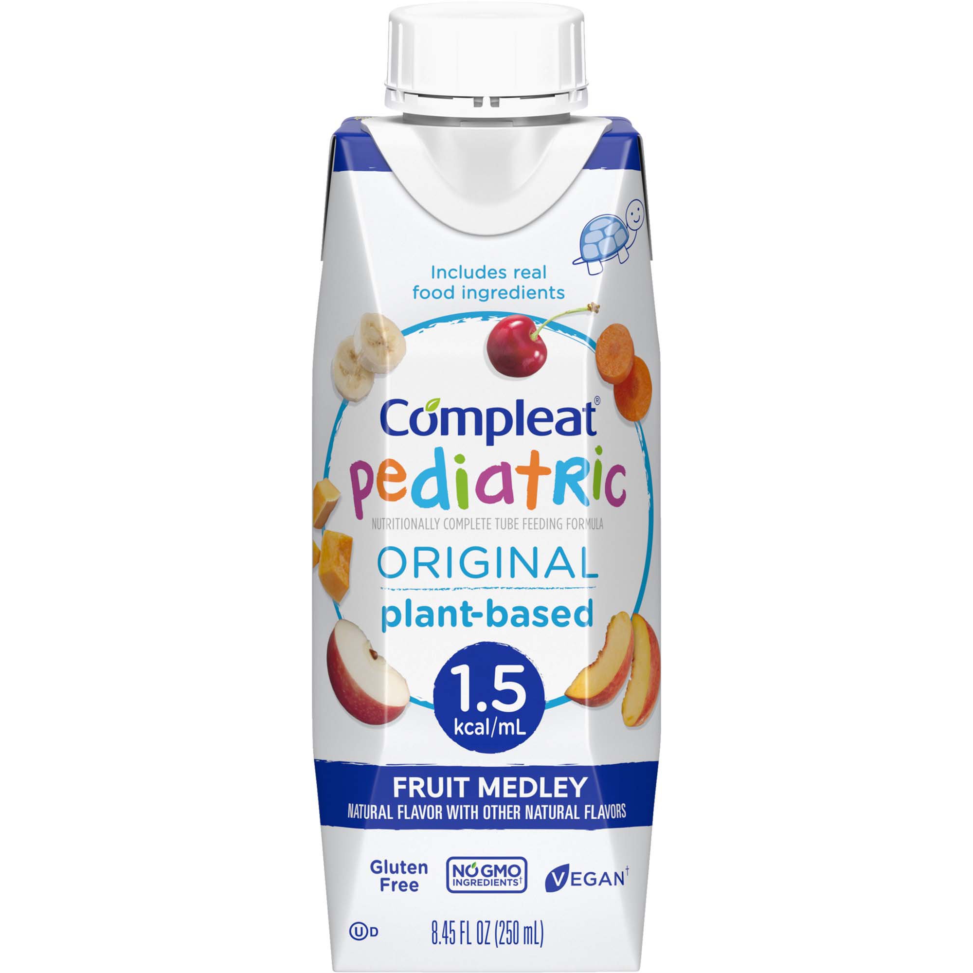 Compleat® Pediatric Original 1.5 Fruit Medley, 8.45-ounce Reclosable Carton - Image 2