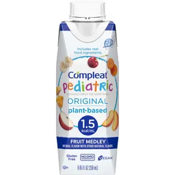 Compleat® Pediatric Original 1.5 Fruit Medley, 8.45-ounce Reclosable Carton