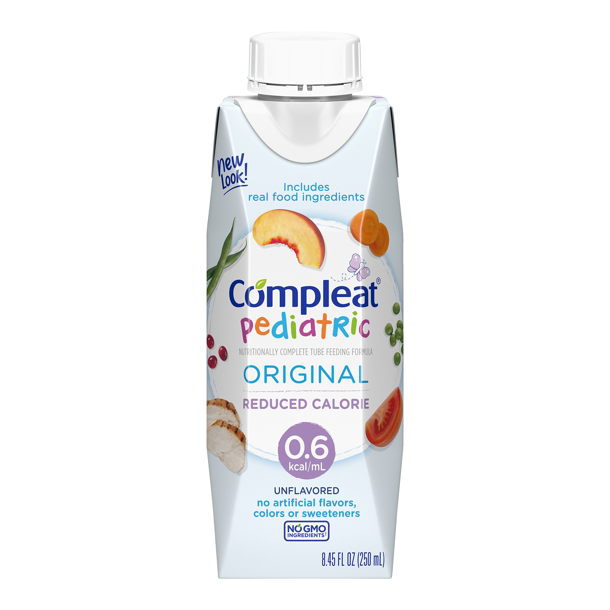 Compleat® Pediatric Reduced Calorie Pediatric Tube Feed Formula, 8.45-oz. carton - Image 2