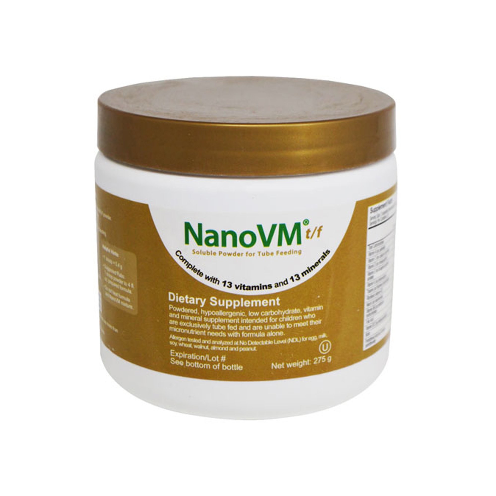 NanoVM® t/f Powder Pediatric Tube Feeding Formula, 275-gram jar - Image 2