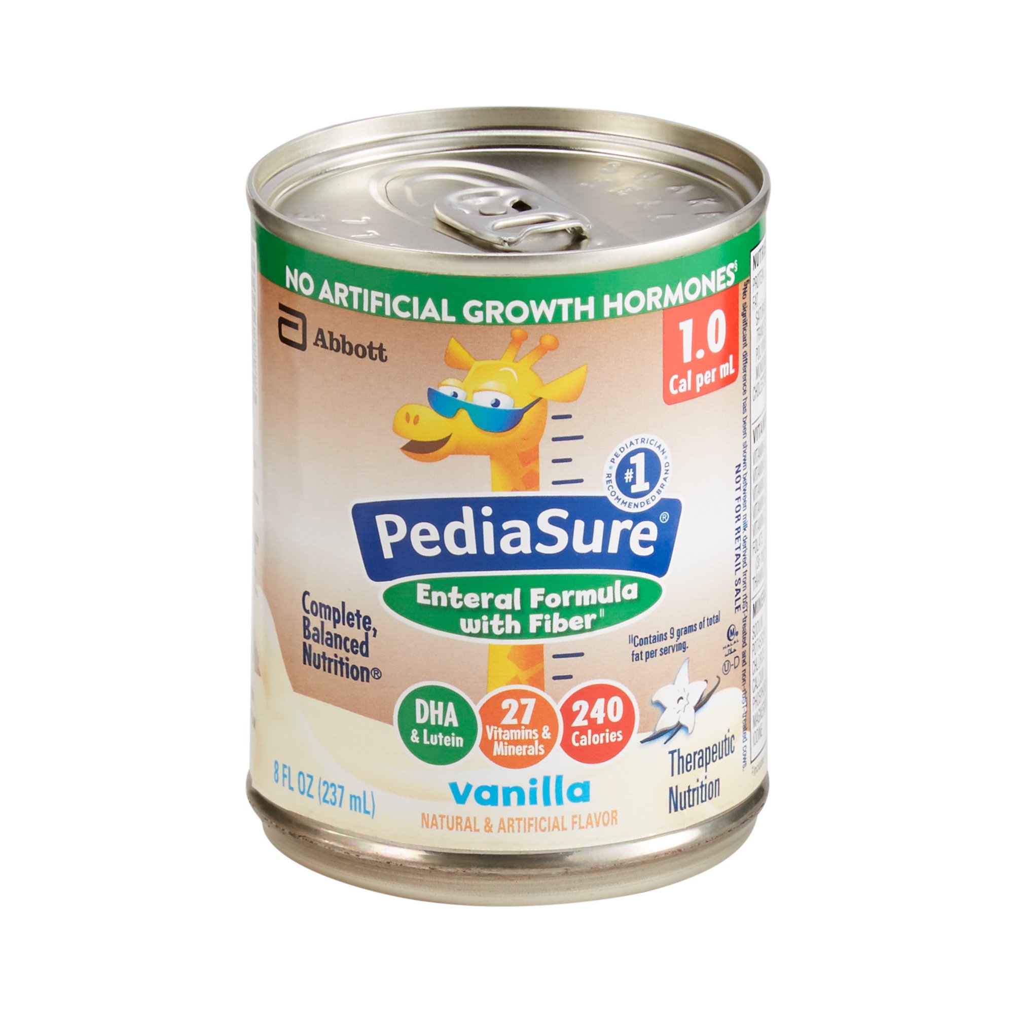 PediaSure® Enteral Formula with Fiber, Vanilla, 8-ounce Can - Image 2